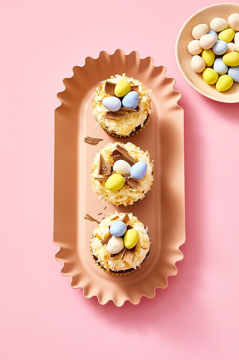 Nest Egg Cupcakes