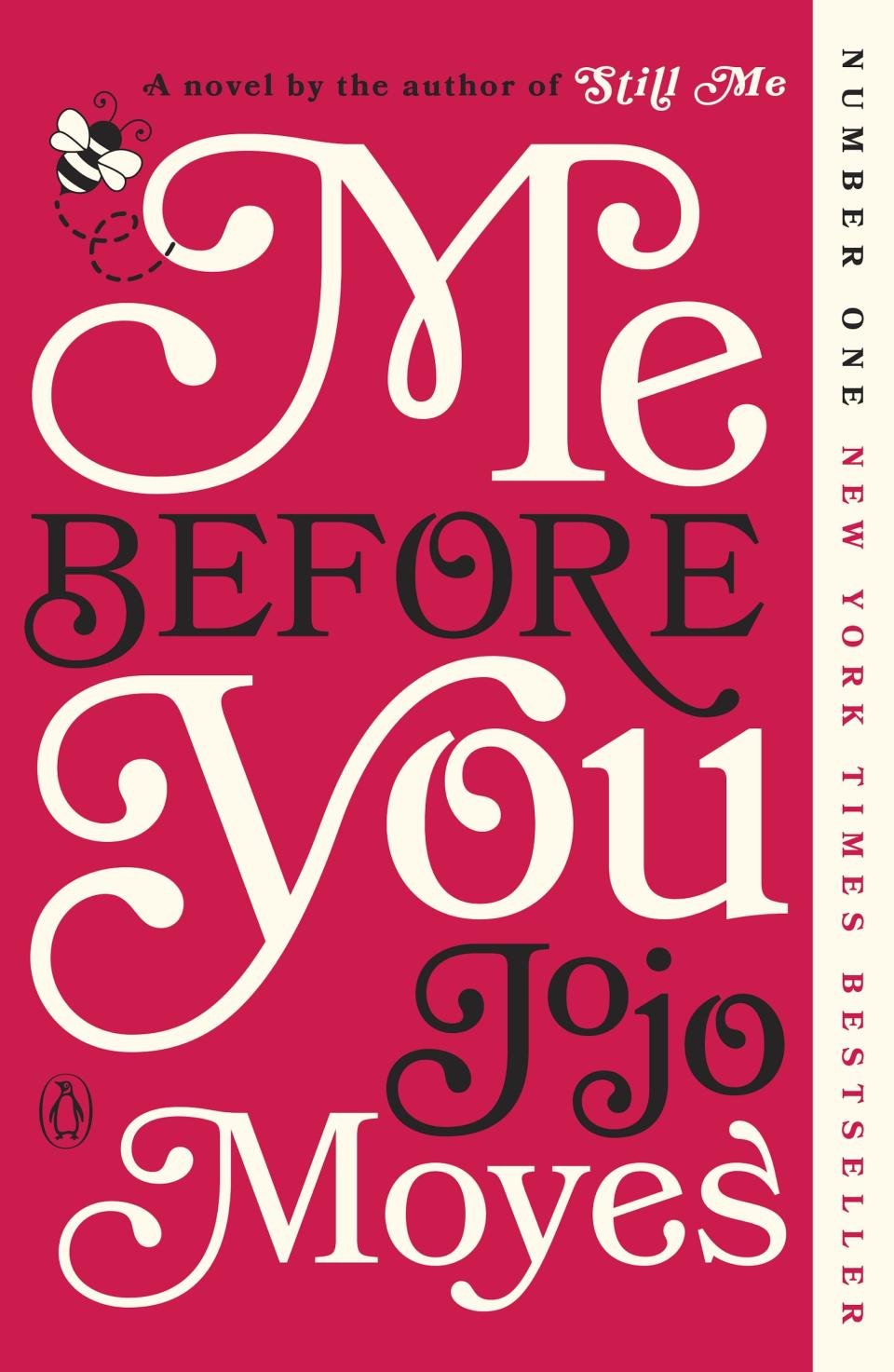 The book cover of "Me Before You" by Jojo Moyes.