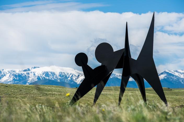 This sprawling sculpture garden is worth the trip to the Beartooth Mountains in Fishtail, Montana. The <a href="https://tippetrise.org/" rel="nofollow noopener" target="_blank" data-ylk="slk:Tippet Rise Art Center" class="link ">Tippet Rise Art Center</a> is a 12,000-acre ranch with 12 miles of trails, which are peppered with public art, including sculptures by Mark di Suervo, among others. This summer, the ranch will be open to those who are hiking or traveling by bike. “Fewer people will be on the ranch, allowing an even more personal experience with the works of art,” Tippet Rise cofounders Peter Halstead tells <em>AD</em>. “What the pandemic has highlighted is the vital importance of outdoor spaces for respite and rejuvenation, it has also highlighted the crucial importance of a communal cultural life to our sense of well-being,” cofounder Cathy Halstead tells AD. “We hope that our guests who come to hike and bike will be able to find respite and community, while enjoying the wonderful synergy of the Montana landscape and the sculptures here.”