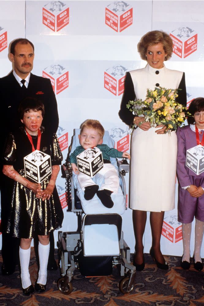 Princess Diana at Champion Children Awards in 1988 | Shutterstock