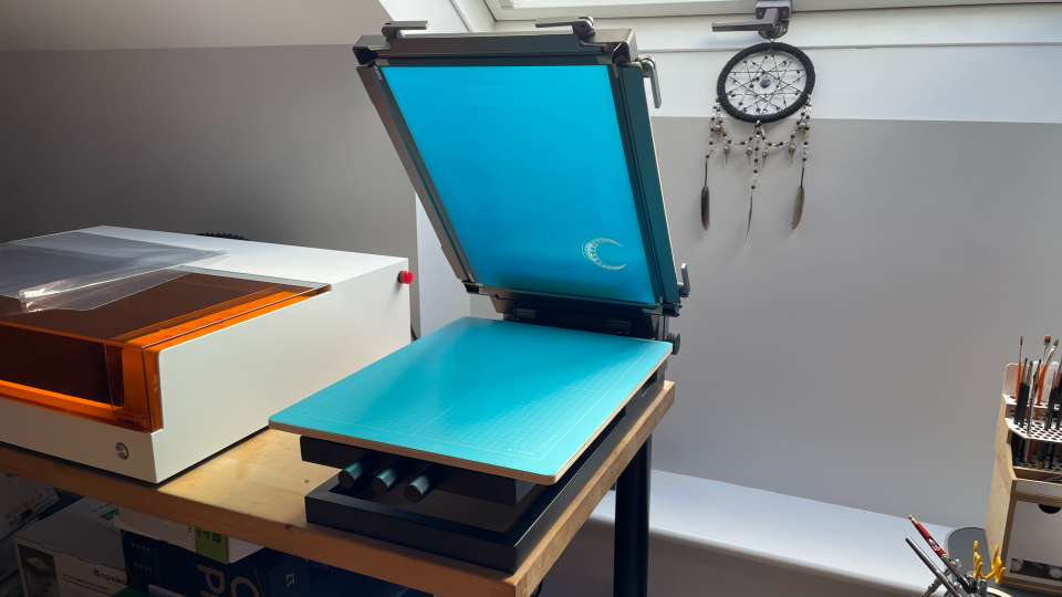 xTool Screen Printer; an ink screen printer