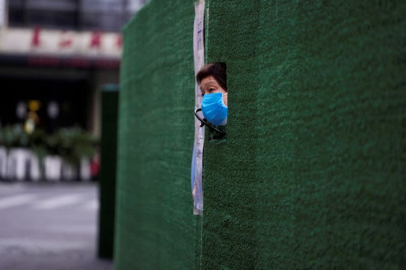 FILE PHOTO: COVID-19 outbreak in Shanghai