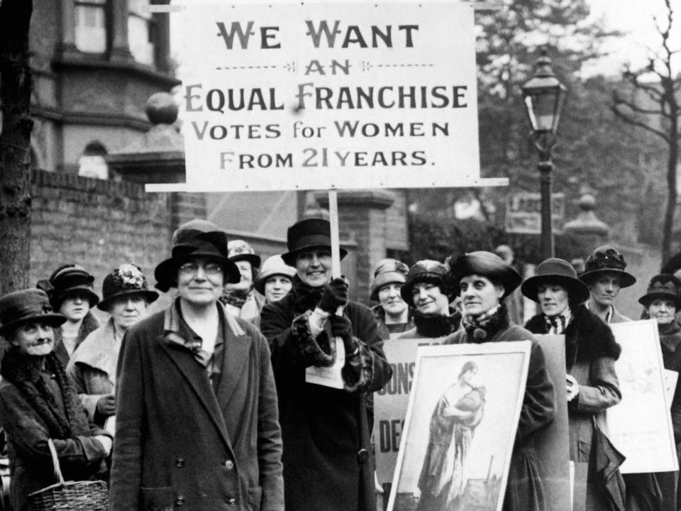 womens suffrage UK 1920