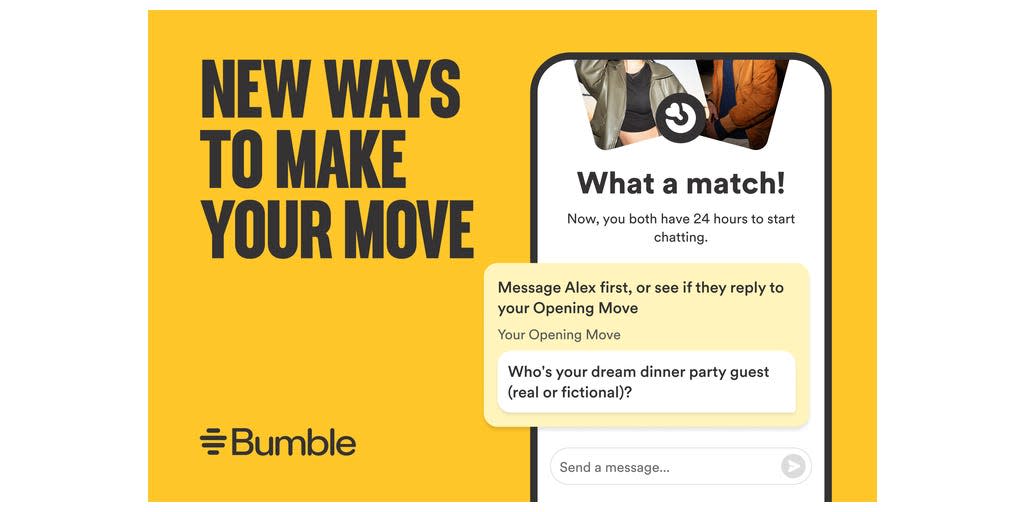 Bumble "Opening Moves" feature