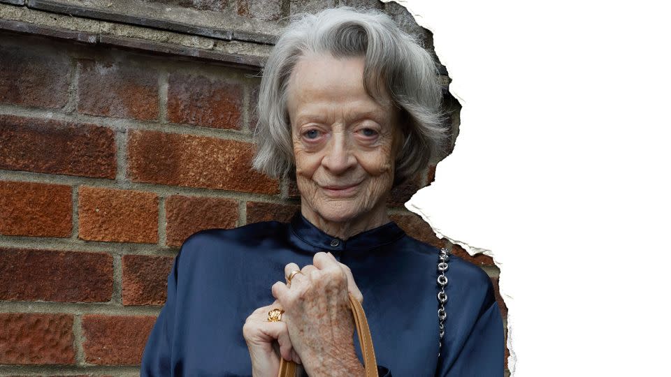 Maggie Smith has swapped the stage and screen for modeling in this latest campaign. - Juergen Teller