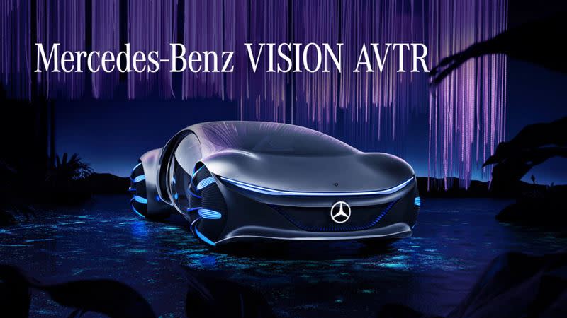 VISION AVTR仿生概念車將在農曆新年後抵台展出。（圖／Mercedes-Benz提供）