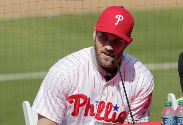 New Philadelphia Phillie Bryce Harper on rejecting $300 million, recruiting  Mike Trout and playing in Philly for life