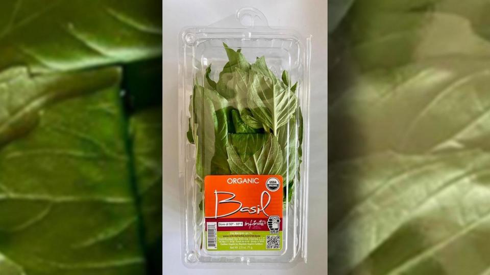 PHOTO: The U.S. Food and Drug Administration has urged consumers not to eat Infinite Herbs-brand organic basil sold at Trader Joe’s amid an ongoing Salmonella outbreak investigation. (FDA)