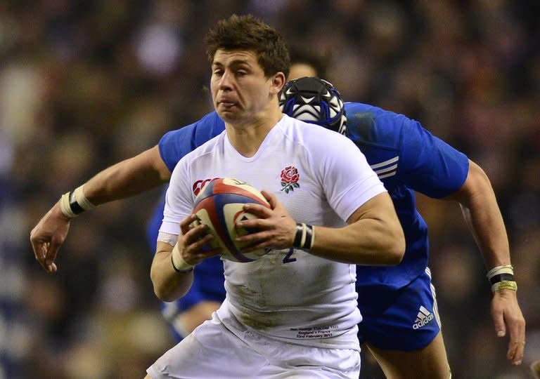 England scrum-half Ben Youngs runs with the ball during the Six Nations international against France at Twickenham on February 23, 2013. In a match of brutal breakdown battles and fearsome collisions, France led 10-9 at half-time, before the hosts stormed back