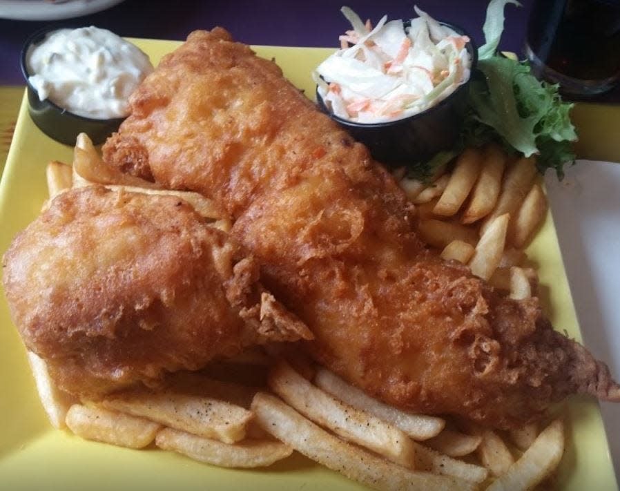 Fish and chips from Mikey B's