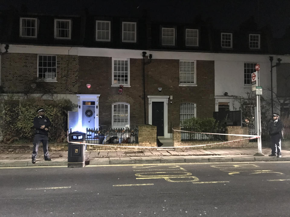 Police presence in Battersea Church Road, south London following an incident where a man was shot dead on Tuesday.