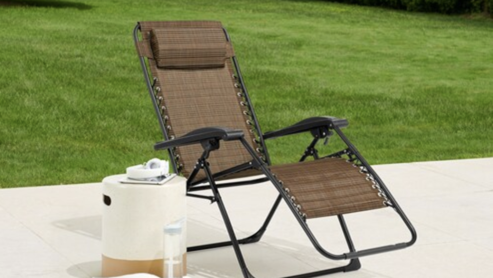 Lounge by the pool in total comfort with this best-selling antigravity chair.