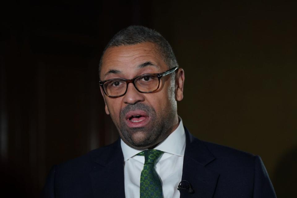 James Cleverly  (PA)