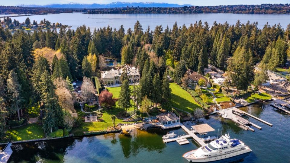 An aerial view of the home - Credit: Andrew Webb, Clarity NW Photography