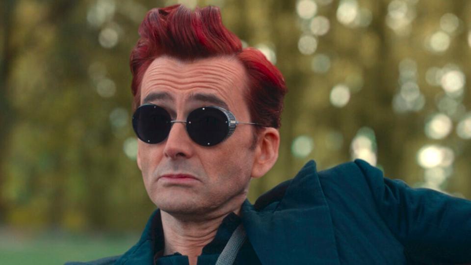 David Tennant as Crowley in Good Omens Season 2