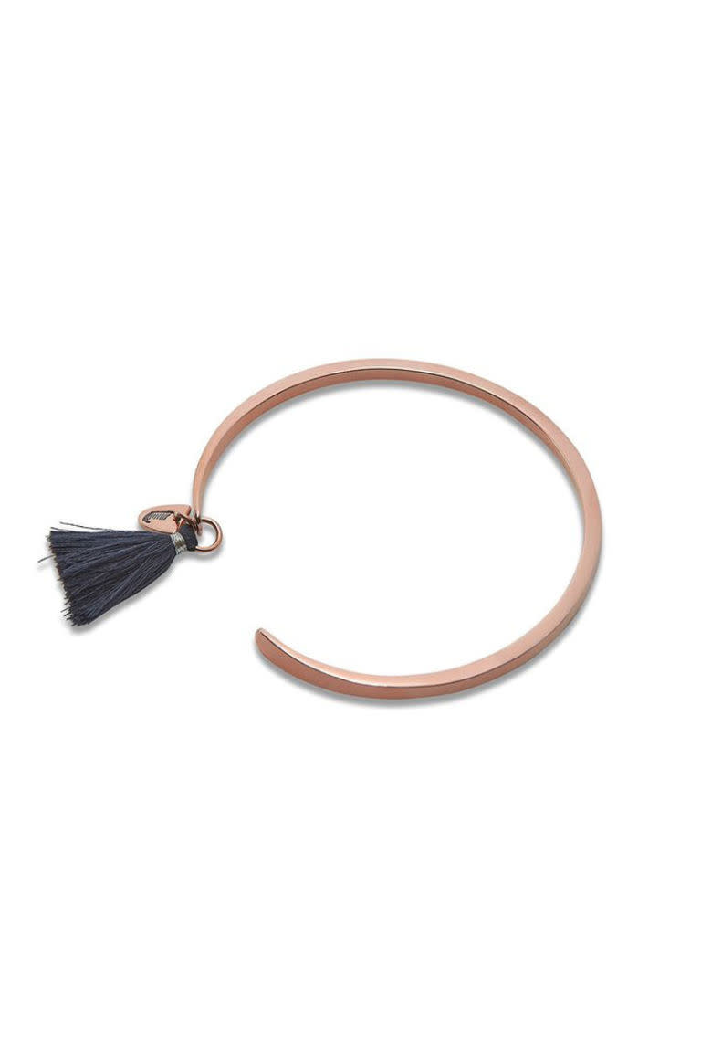 <p>Handmade in Cambodia by local artisans to empower women across the globe<span>, 15% of the proceeds from the sale of the cuffs will be donated to Planned Parenthood<span>.</span></span><br></p><p><strong>Maiyet x The Brave Collection</strong> rose gold bracelet, $115, <a rel="nofollow noopener" href="https://maiyet.com/products/silver-cuff-with-rose-gold-plating" target="_blank" data-ylk="slk:maiyet.com;elm:context_link;itc:0;sec:content-canvas" class="link ">maiyet.com</a>.</p>