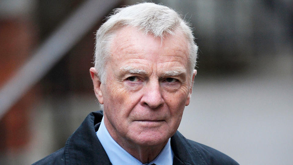 A British court has heard disturbing details about the nature of Max Mosley's death in May, 2021. Pic: Getty