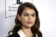 <p>Kaia Gerber made her catwalk debut at the tender age of 16, walking for the likes of Saint Laurent, Fendi, Miu Miu, Prada, Moschino and Alexander Wang to name but a few.</p><p>Since then, the famous offspring has become one of the biggest names in the game, with the street style kudos to match.</p><p>Dubbed the <a href="http://www.elleuk.com/fashion/celebrity-style/news/a39592/who-is-kaia-gerber-cindy-crawford-daughter/" rel="nofollow noopener" target="_blank" data-ylk="slk:'baby supermodel' to watch;elm:context_link;itc:0;sec:content-canvas" class="link ">'baby supermodel' to watch</a> by fashion editors, we take a look into the teenager's most chic and high-octane glamorous outfits:</p>