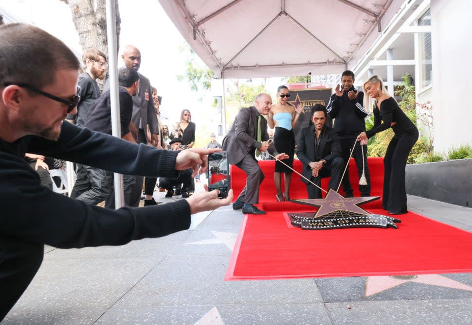 Channing Tatum, Zoe Kravitz and Lenny Kravitz