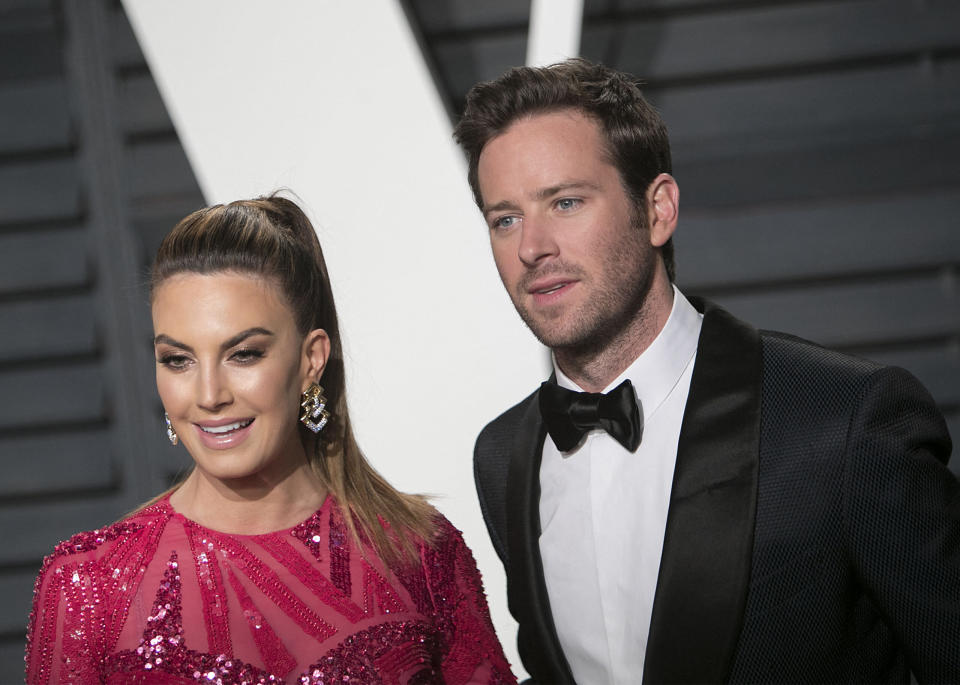 Armie Hammer and Elizabeth Chambers Split