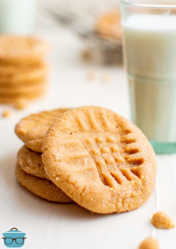 <p>The Country Cook</p><p>This cookie is so easy to whip up, you can get your kids involved!</p><p><strong>Get the recipe: <a href="/wp-admin/_wp_link_placeholder" data-ylk="slk:3 Ingredient Peanut Butter Cookies;elm:context_link;itc:0;sec:content-canvas" class="link ">3 Ingredient Peanut Butter Cookies</a></strong></p>