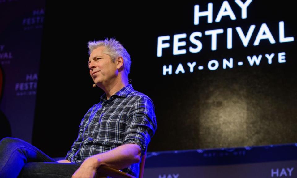 Justin Webb, seen at the Hay Festival in 2022.