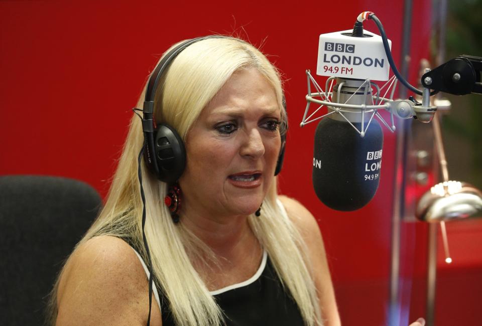 Vanessa Feltz started her radio career at BBC London. (PA)