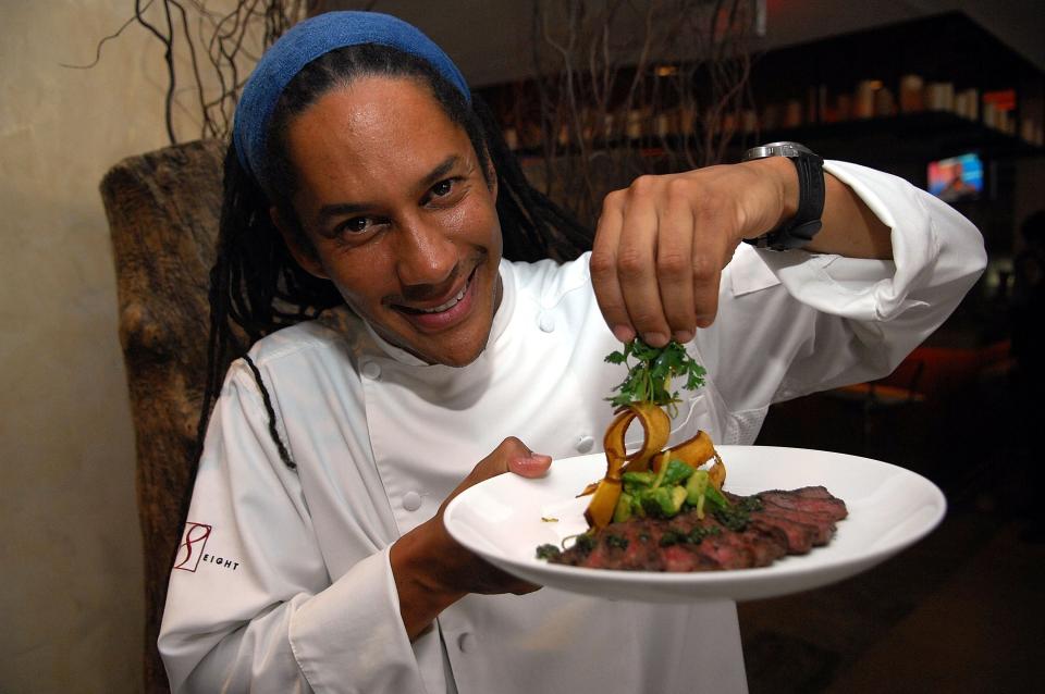 Famous for his long dreads and devotion to sustainable, local ingredients in his cooking, Govind Armstrong&rsquo;s name is well known in the restaurant circuit. A devoted California native and restaurateur, Chef Armstrong has successfully established nationwide chains like Table 8 and 8 oz Burger Bar, along with a handful of one-off spots <a href="http://www.huffingtonpost.com/2012/09/03/govind-armstrong-rofl_n_1845091.html" target="_hplink">&lsquo;ROFL&rsquo;</a>, Post and Beam and Willie Jane in Los Angeles. He famously began apprenticed under Wolfgang Puck at the tender age of 13, and has since appeared on the likes of &lsquo;Iron Chef America&rsquo; and &lsquo;Top Chef&rsquo;, as well as authored the cookbook "Small Bites, Big Nights." Oh and he can count <a href="http://www.chefgovindarmstrong.com/" target="_hplink">Oprah</a> on his list of fans.