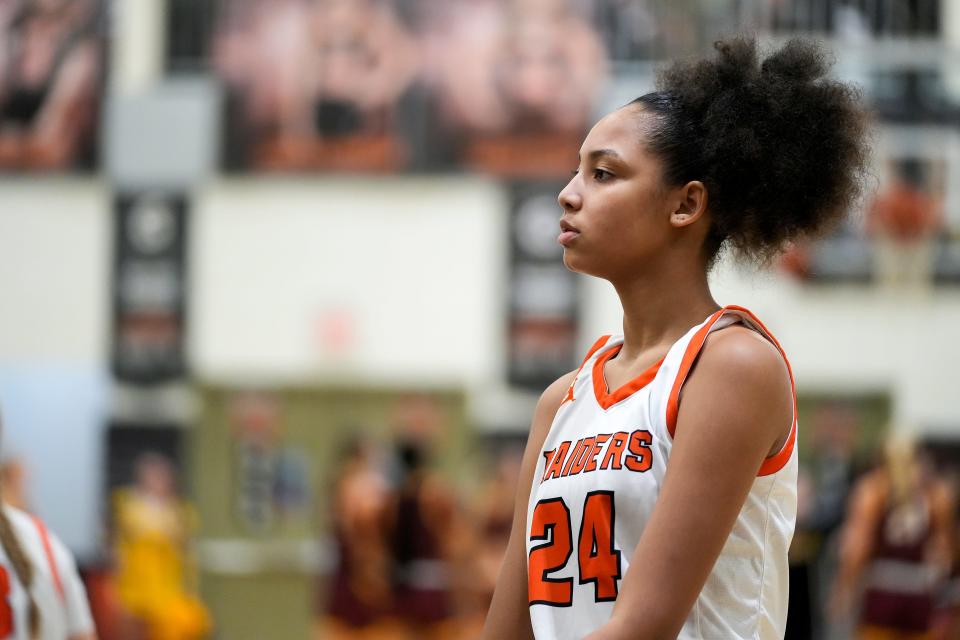 Ryle's Jayden McClain (24) already has six high-major offers to play basketball in college.