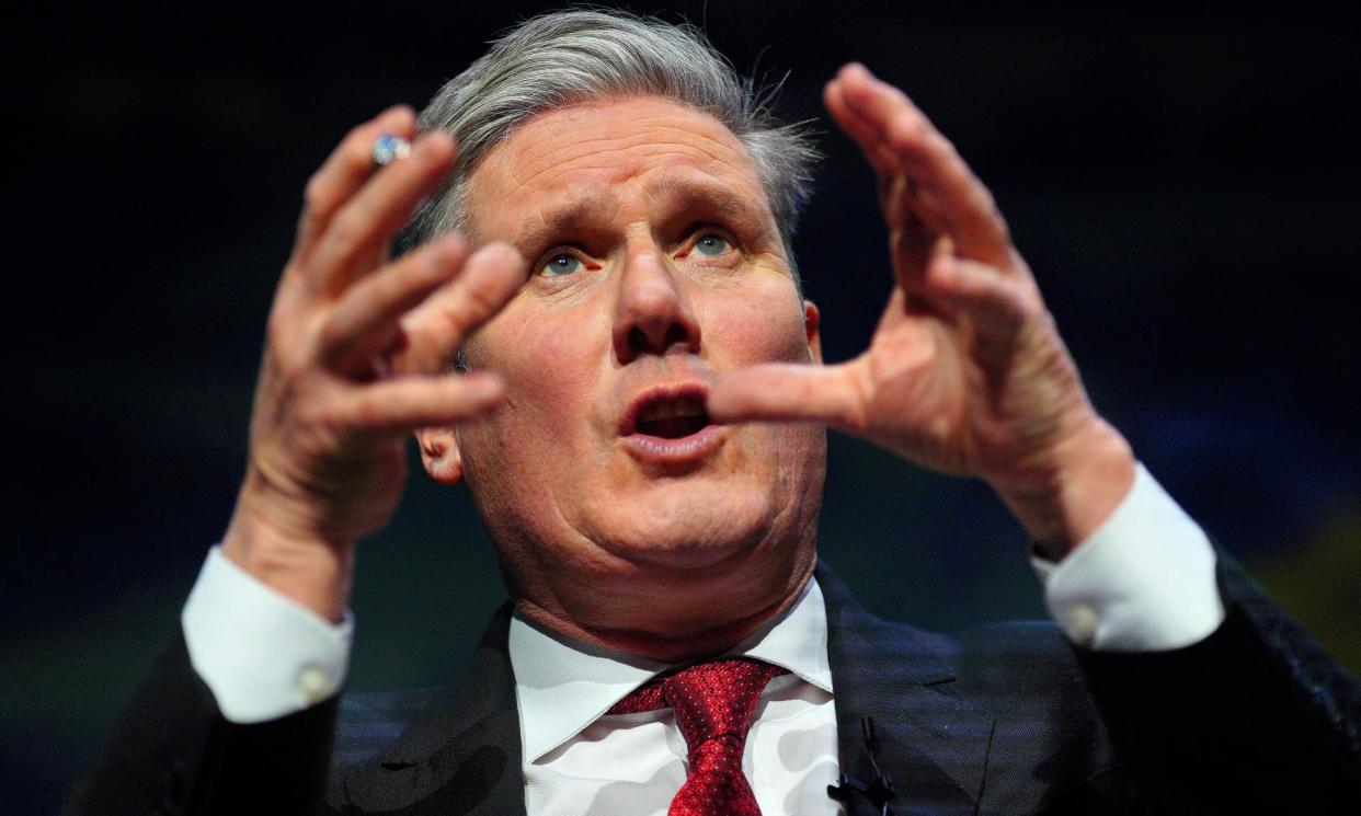 <span>Keir Starmer at the National Farmers’ Union conference in 2023. </span><span>Photograph: Ben Birchall/PA</span>