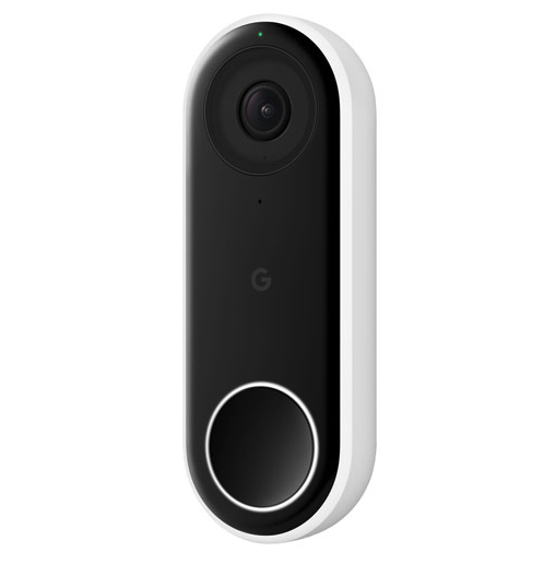 Google Nest Doorbell (Wired) Wi-Fi Video Doorbell. Image via Best Buy Canada.