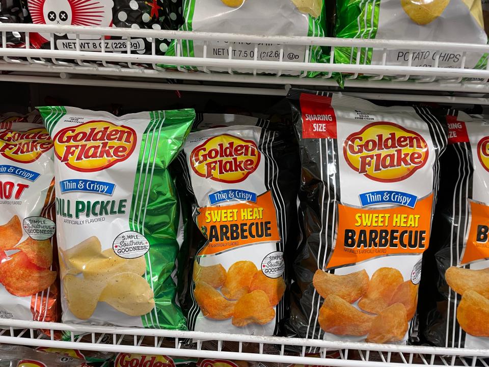 Utz Brands said it will close the longtime Golden Flake snack factory in Birmingham and lay off 175 workers.