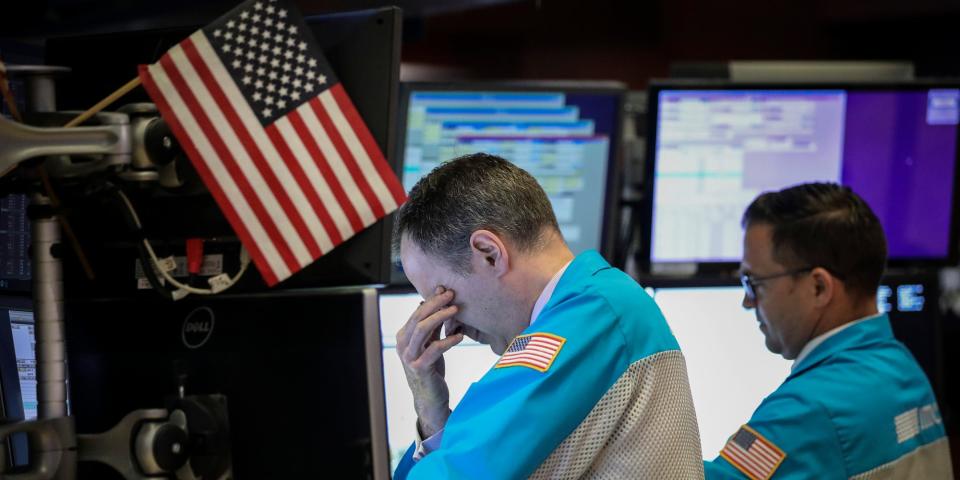 trader upset angry sad nyse