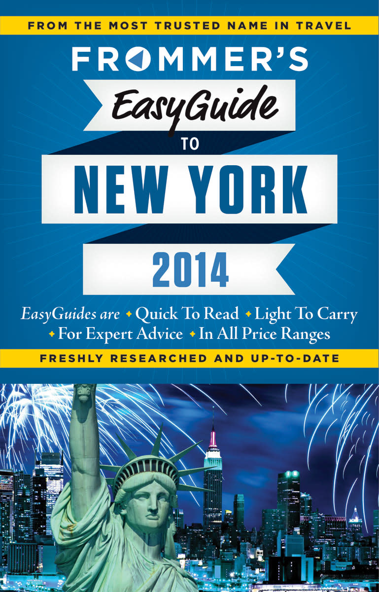 This image provided by Frommer’s shows the guidebook company’s new “EasyGuide to New York 2014.” Travel guru Arthur Frommer and his daughter Pauline have relaunched their guidebook enterprise this fall with 30 new titles, including 20 EasyGuides to destinations ranging from Orlando to Australia. (AP Photo/Frommer's)