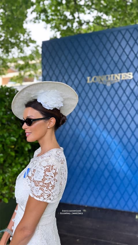 Maria Cerqueira, pareja de Cayetano Rivera, en Ascot