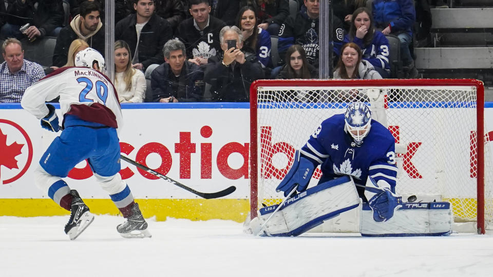 The Leafs couldn't manufacture any offensive support for Ilya Samsonov on Wednesday night. (Getty)