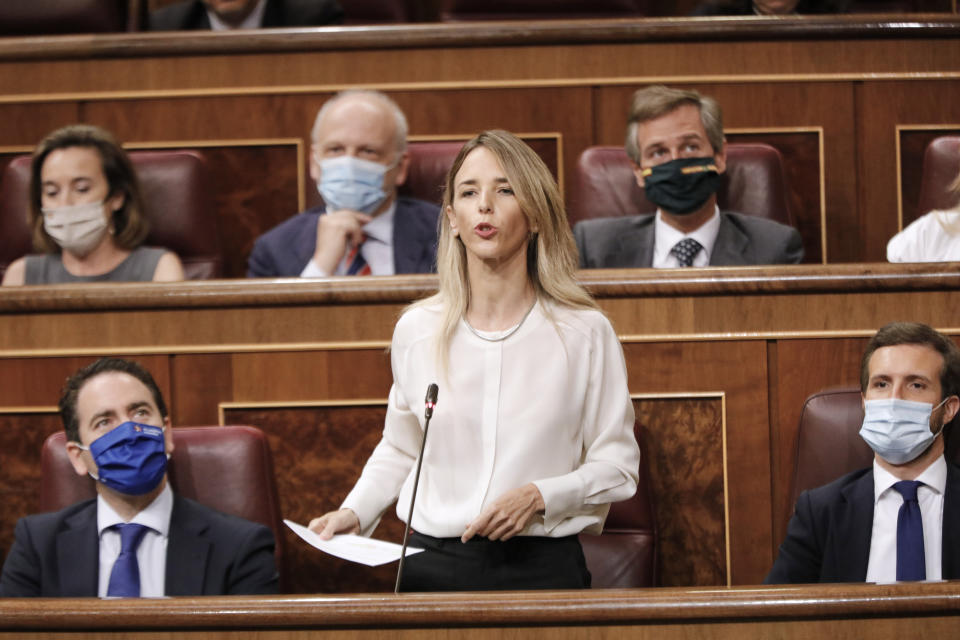 Cayetana Álvarez de Toledo en el Congreso. (Photo by Jesus Hellin/ Europa Press via Getty Images)