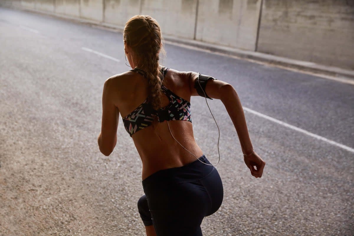 New research suggests wearing the right sports bra may increase your running performance (Alamy/PA)