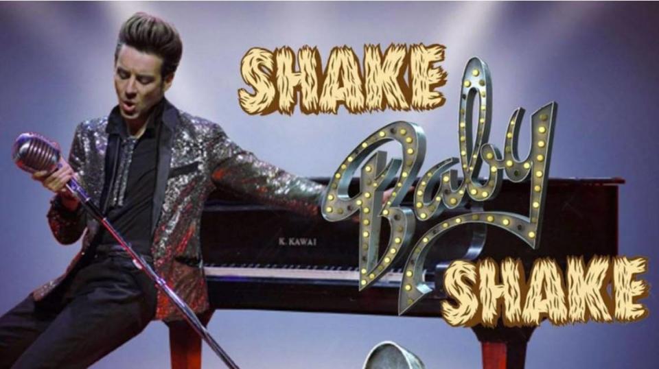 'Shake Baby Shake': Lance Lipinski ofrece una actuación explosiva mostrando los éxitos de los años 50 y 60, en el Centro Cultural y de Artes de Aventura.