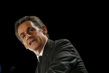 Nicolas Sarkozy, former head of the Les Republicains political party, attends a political rally in Franconville, France, as he campaigns for the French conservative presidential primary, September 19, 2016. REUTERS/Philippe Wojazer/File photo