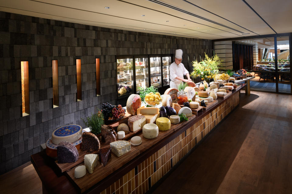 The cheese room at Basilico is next-level decadence. (Photo: Conrad Singapore Orchard)