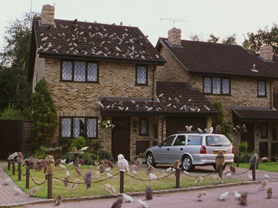 A view of the Dursley home from 