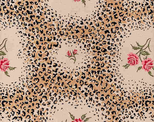 11) Leopard Rose Carpet