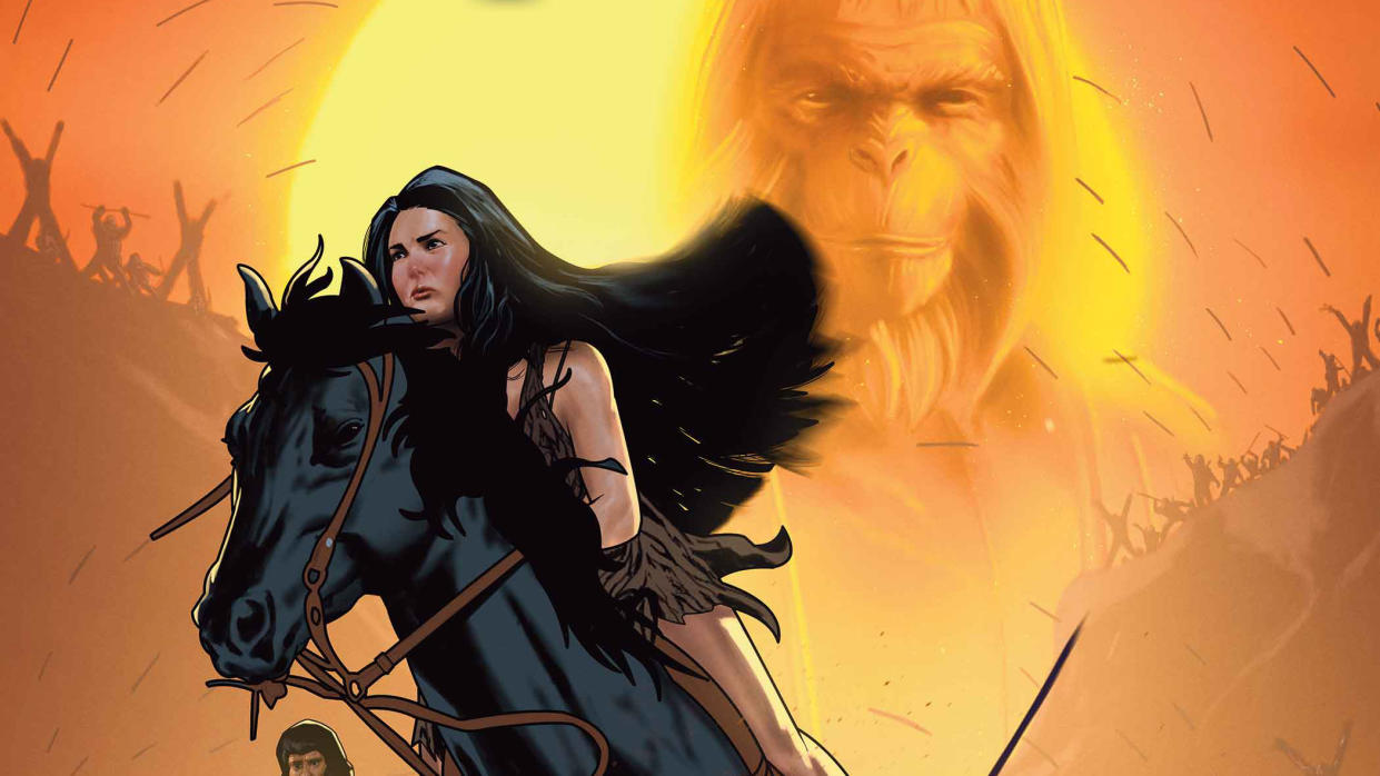  Art from Beware the Planet of the Apes #1. 