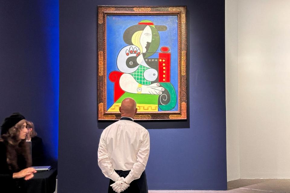 An anonymous buyer beat out two other bidders for the painting (REUTERS)