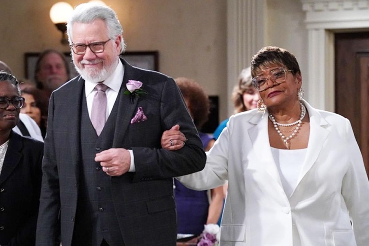 Inside “Night Court's” Big Finale Wedding — Featuring a Surprise Return for  Roz!