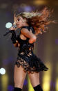 Singer Beyonce performs during the Pepsi Super Bowl XLVII Halftime Show at Mercedes-Benz Superdome on February 3, 2013 in New Orleans, Louisiana. (Photo by Kevin Mazur/WireImage)