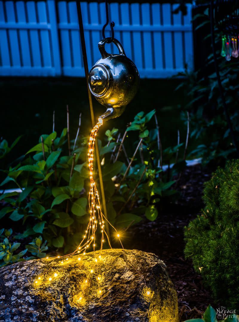 best backyard decor teapot lights