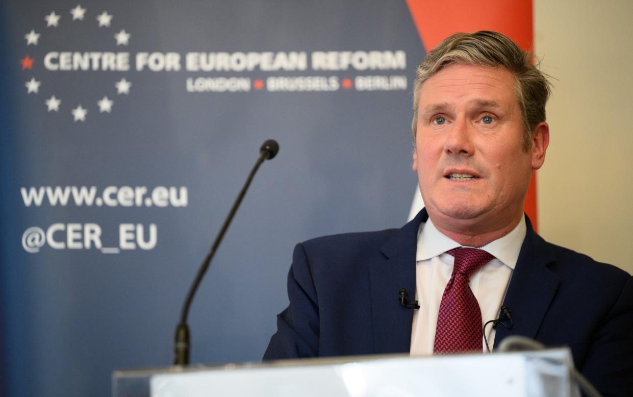 Sir Keir Starmer gave a speech in which he pledged that Labour would not take Britain back into the Single Market - Leon Neal/Getty Images
