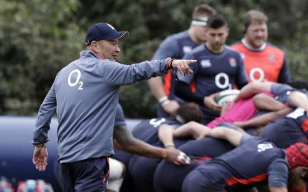 Britain Rugby Union - England Training - Pennyhill Park - 14/3/17 England head coach Eddie Jones during training Action Images via Reuters / Henry Browne Livepic